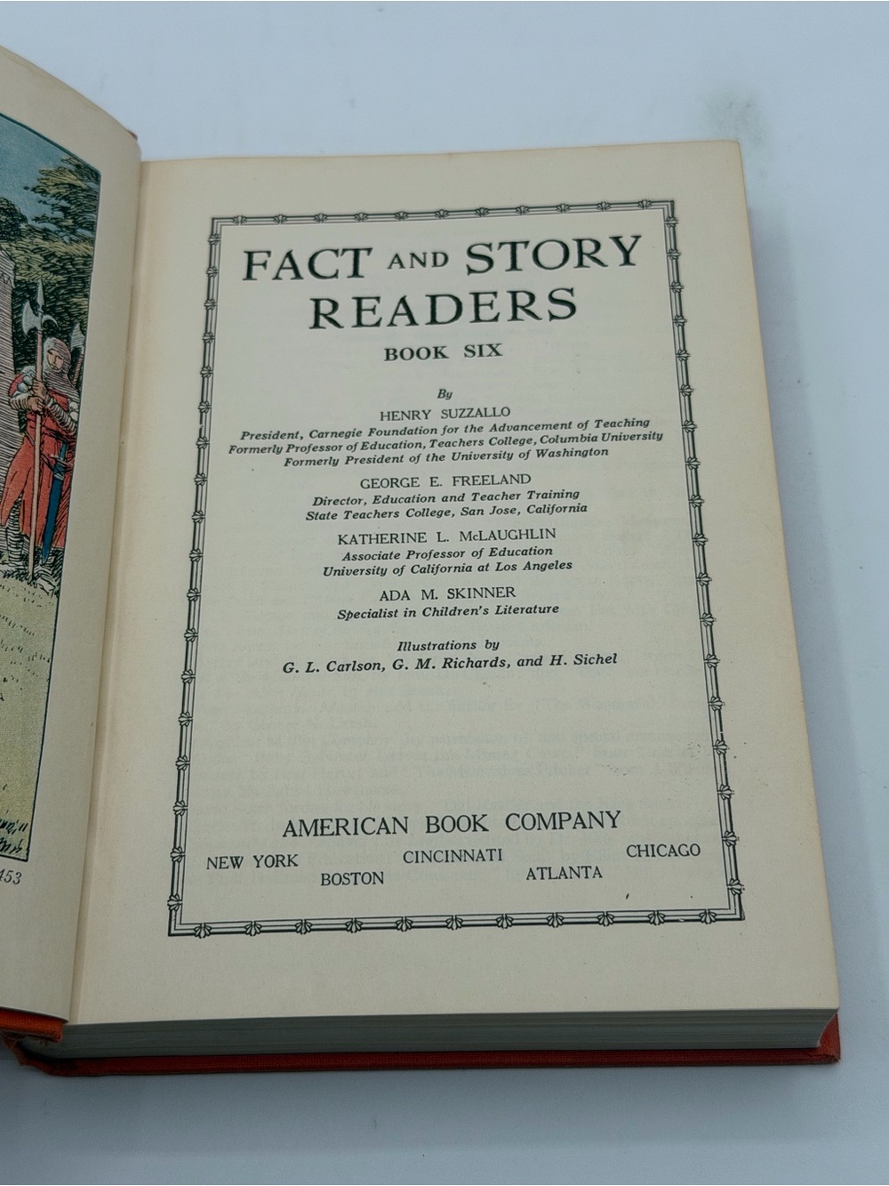 Fact And Story Readers Book Six By Suzzallo, Freeland, McLaughlin Hardcover 1934 - Picture 12 of 16